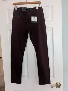 Calvin Klein Stretch Jeans  Size 10  merlot  NWT